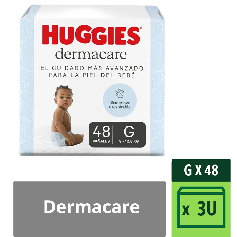 Panales-Huggies-Dermacare-G-X-48-U