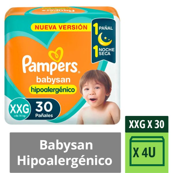 Panales-Pampers-Babysan-Hipoalergenico-XXG-X-30-Unidades